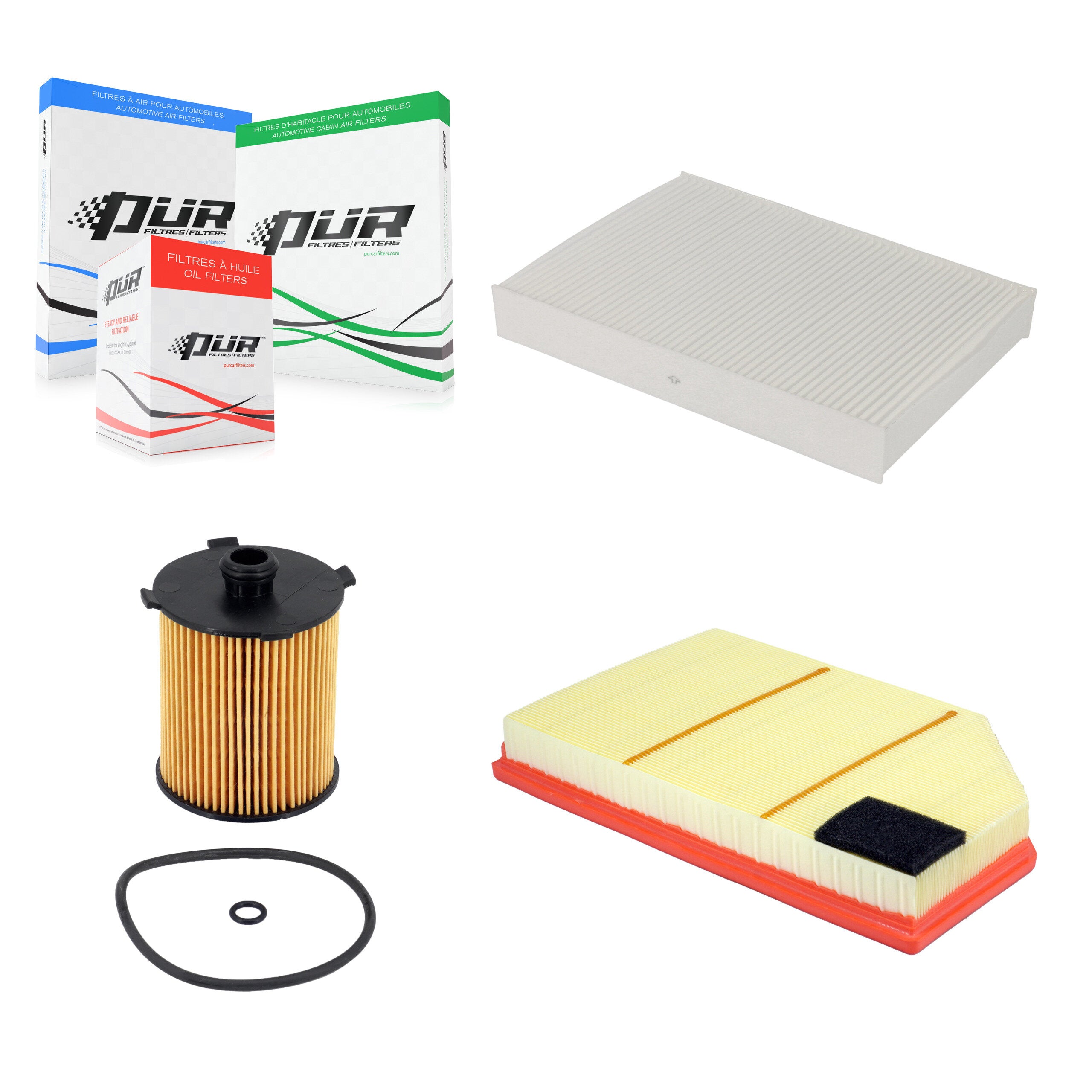 PUR KFM-104784 Cabin Air Filter for 2015-2019 Volvo S60, Volvo S60 Cross Country and More