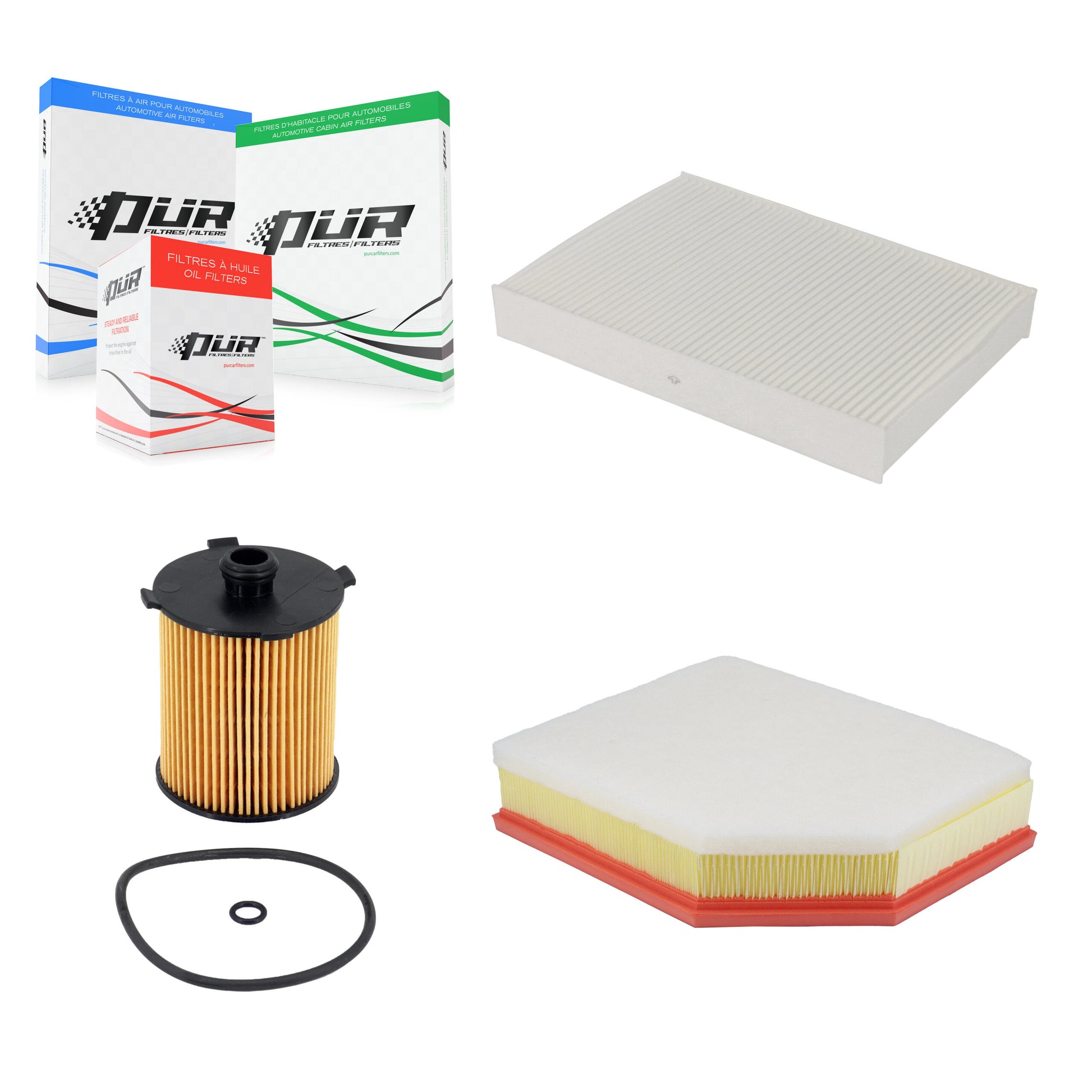 PUR KFM-104786 Cabin Air Filter for 2018-2019 Volvo S60, Volvo XC60