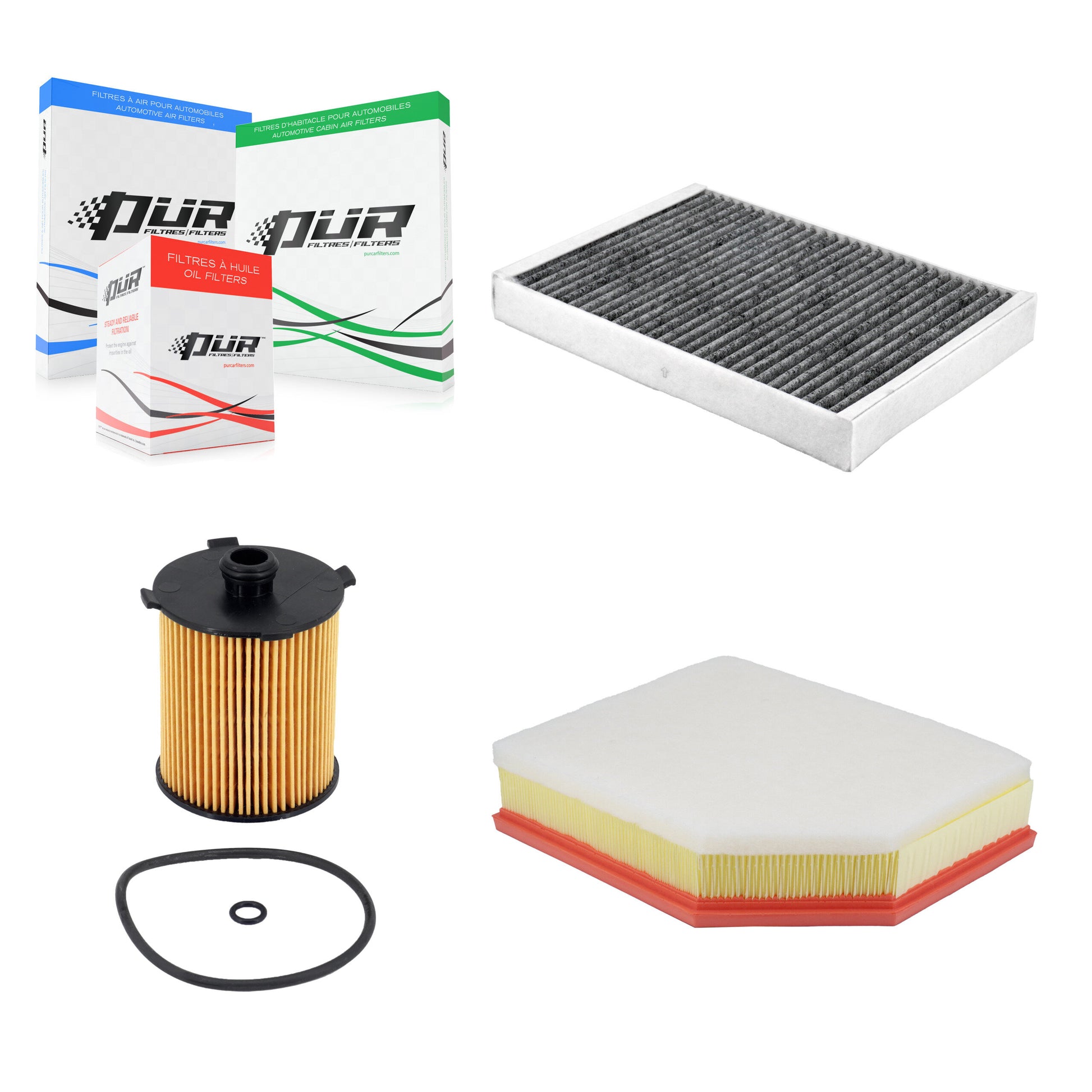 PUR KFM-104787 Cabin Air Filter for 2018-2019 Volvo S60, Volvo XC60