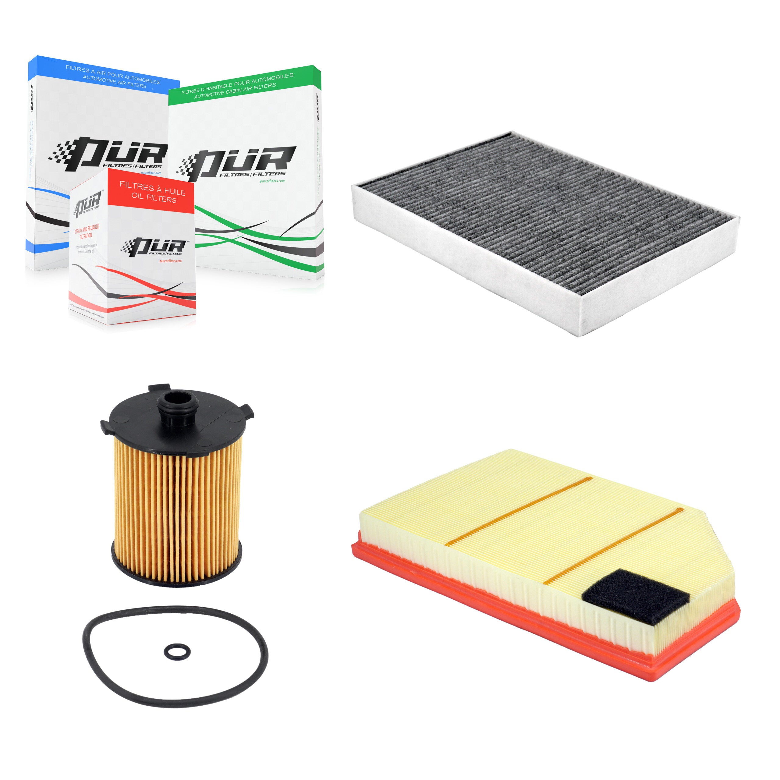 PUR KFM-104789 Cabin Air Filter for 2019 Volvo S60