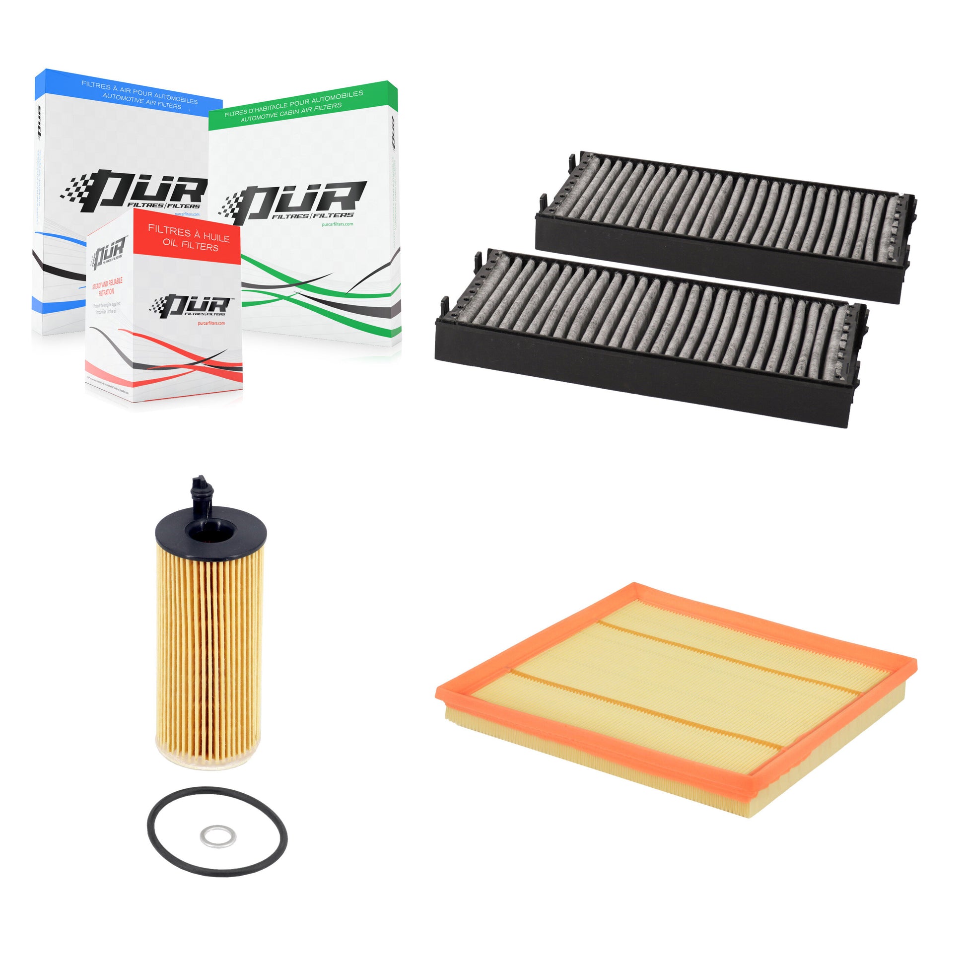 PUR KFM-104790 Cabin Air Filter for 2016-2017 BMW X5