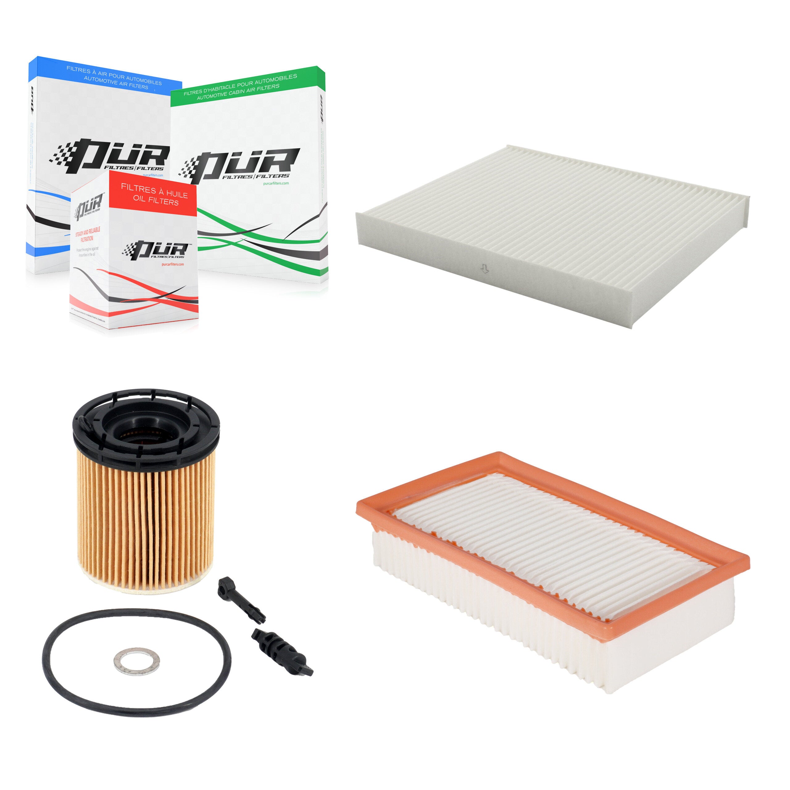PUR KFM-104793 Cabin Air Filter for 2020-2023 Hyundai Accent, Kia Rio