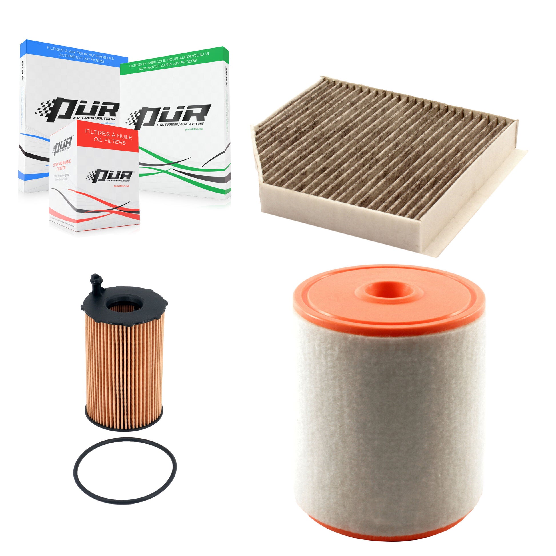 PUR KFM-104796 Cabin Air Filter for 2014-2016 Audi A6 Quattro, Audi A7 Quattro