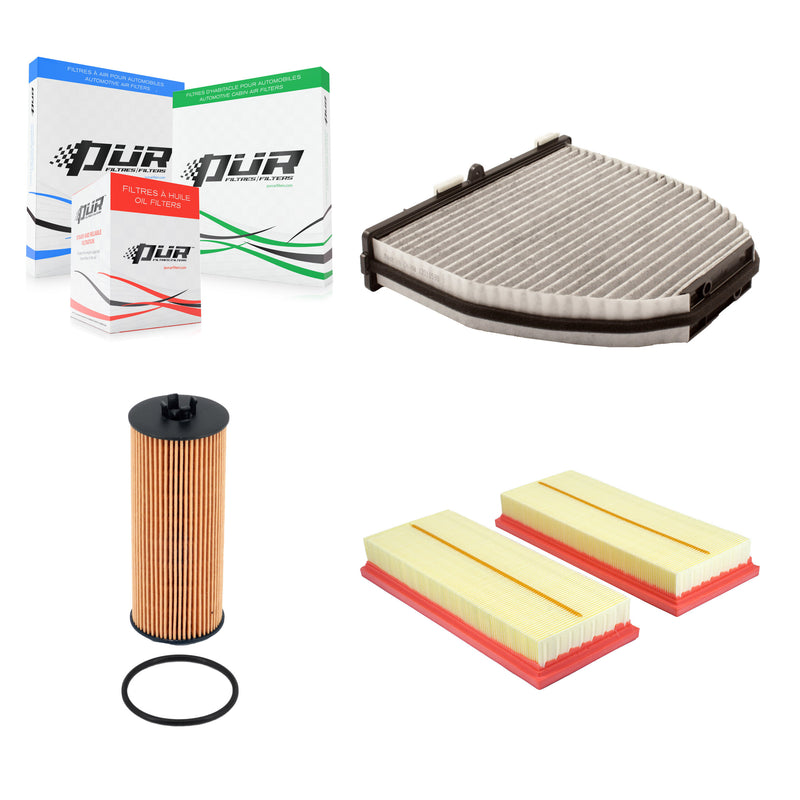 PUR KFM-104800 Cabin Air Filter for 2012-2020 Mercedes-Benz CLS63 AMG S, Mercedes-Benz E63 AMG S and More