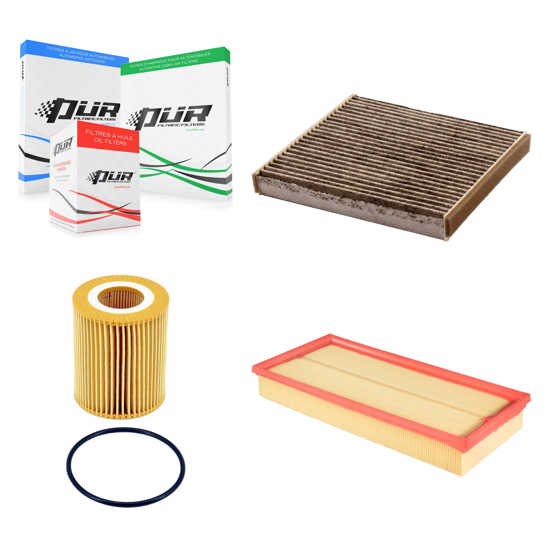 PUR KFM-104803 Cabin Air Filter for 2016-2022 Land Rover Discovery, Land Rover Range Rover, Land Rover Range Rover Sport