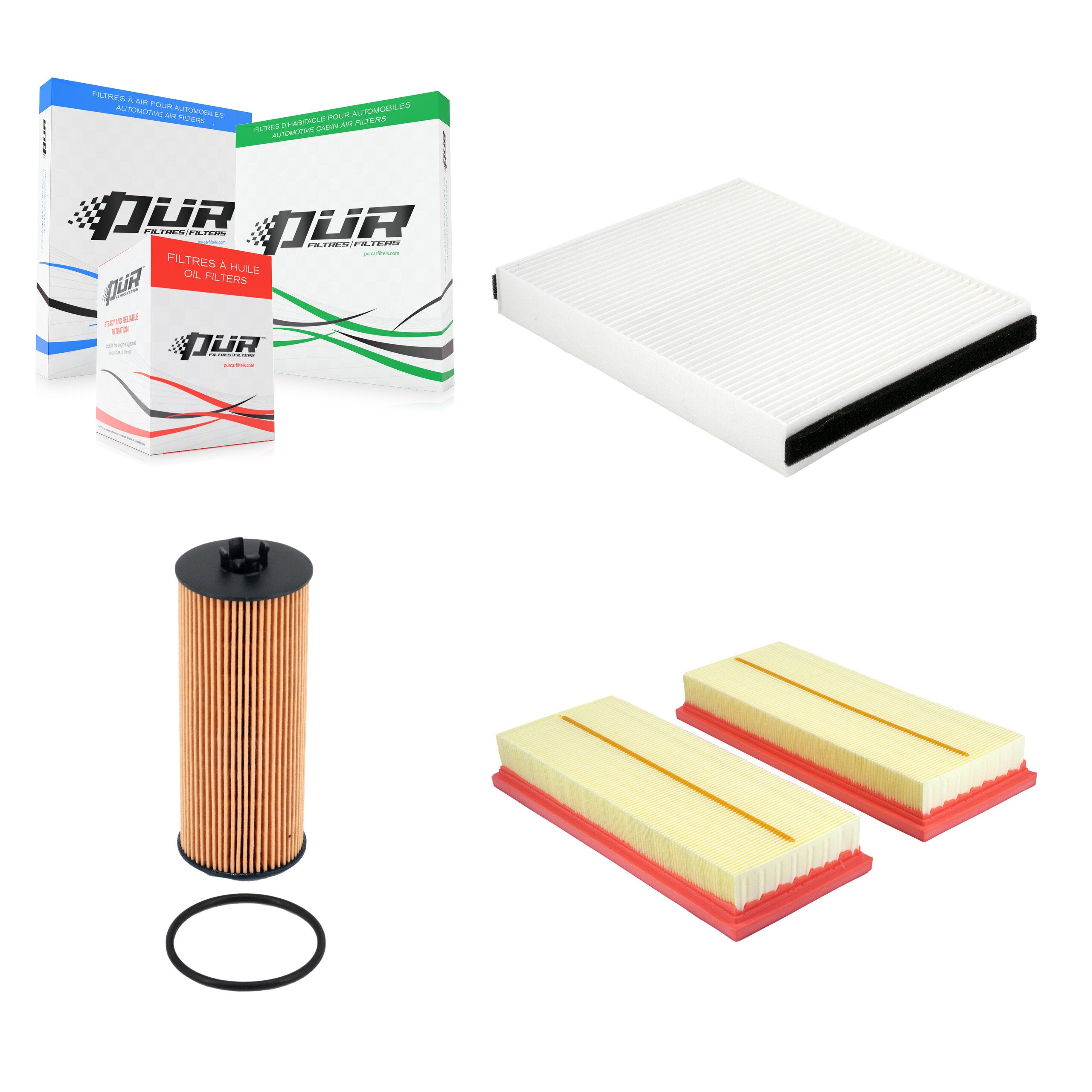 PUR KFM-104812 Cabin Air Filter for 2012-2019 Mercedes-Benz GLE63 AMG, Mercedes-Benz GLE63 AMG S and More