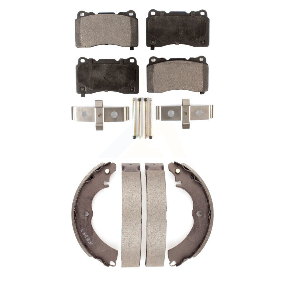 Transit Auto KFN-100002 Disc Brake Pad for 2003-2011 Mitsubishi Lancer - Front and Rear