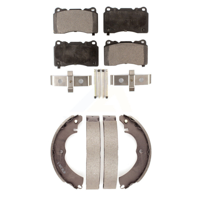Transit Auto KFN-100002 Disc Brake Pad for 2003-2011 Mitsubishi Lancer - Front and Rear