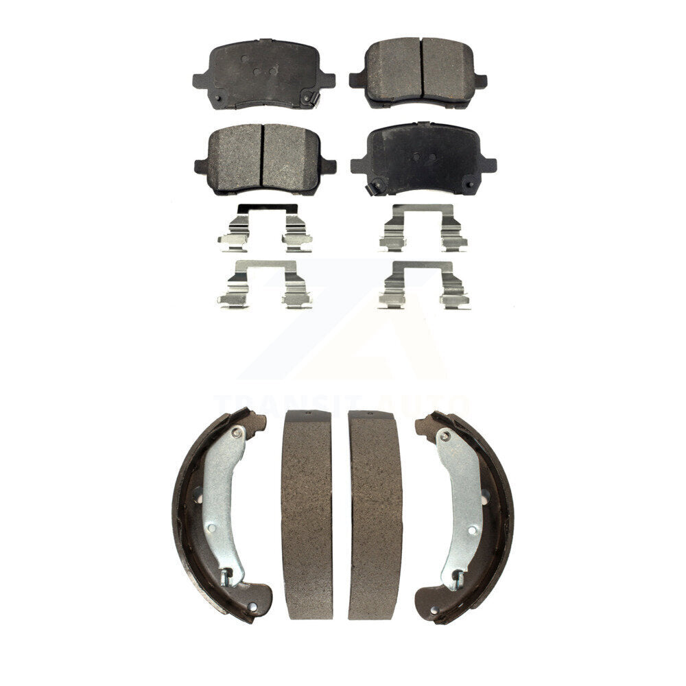 Transit Auto KFN-100003 Disc Brake Pad for 2004-2008 Chevrolet HHR, Pontiac G5 and More - Front and Rear