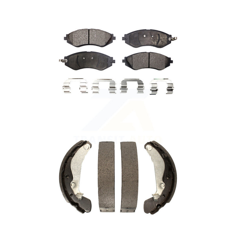 Transit Auto KFN-100005 Disc Brake Pad for 2004-2015 Chevrolet Spark, Pontiac G3 and More - Front and Rear
