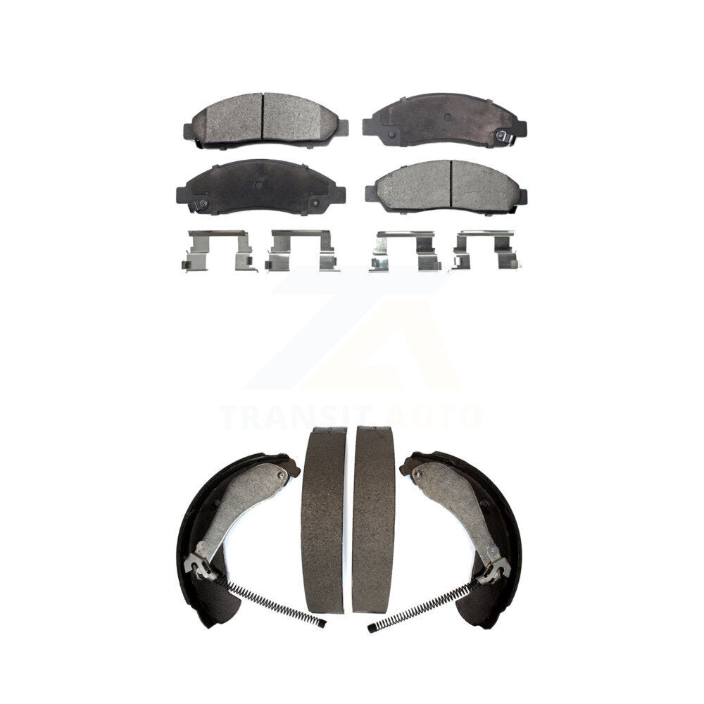 Transit Auto KFN-100006 Disc Brake Pad for 2004-2008 Isuzu i-290, Isuzu i-370 and More - Front and Rear