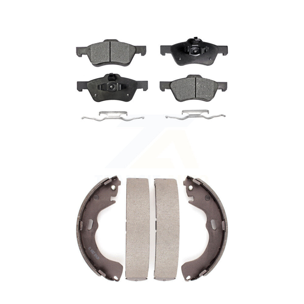 Transit Auto KFN-100009 Disc Brake Pad for 2005-2008 Mazda Tribute, Ford Escape, Mercury Mariner - Front and Rear