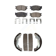 Transit Auto KFN-100016 Disc Brake Pad for 2006 Hyundai Accent - Front and Rear