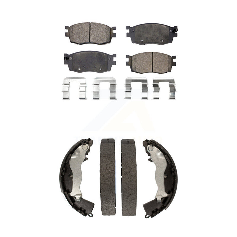 Transit Auto KFN-100017 Disc Brake Pad for 2006-2011 Hyundai Accent, Kia Rio, Kia Rio5 - Front and Rear