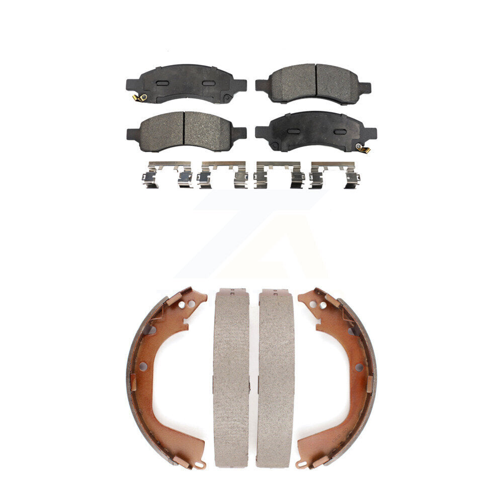 Transit Auto KFN-100021 Disc Brake Pad for 2009-2012 Chevrolet Colorado, GMC Canyon - Front and Rear