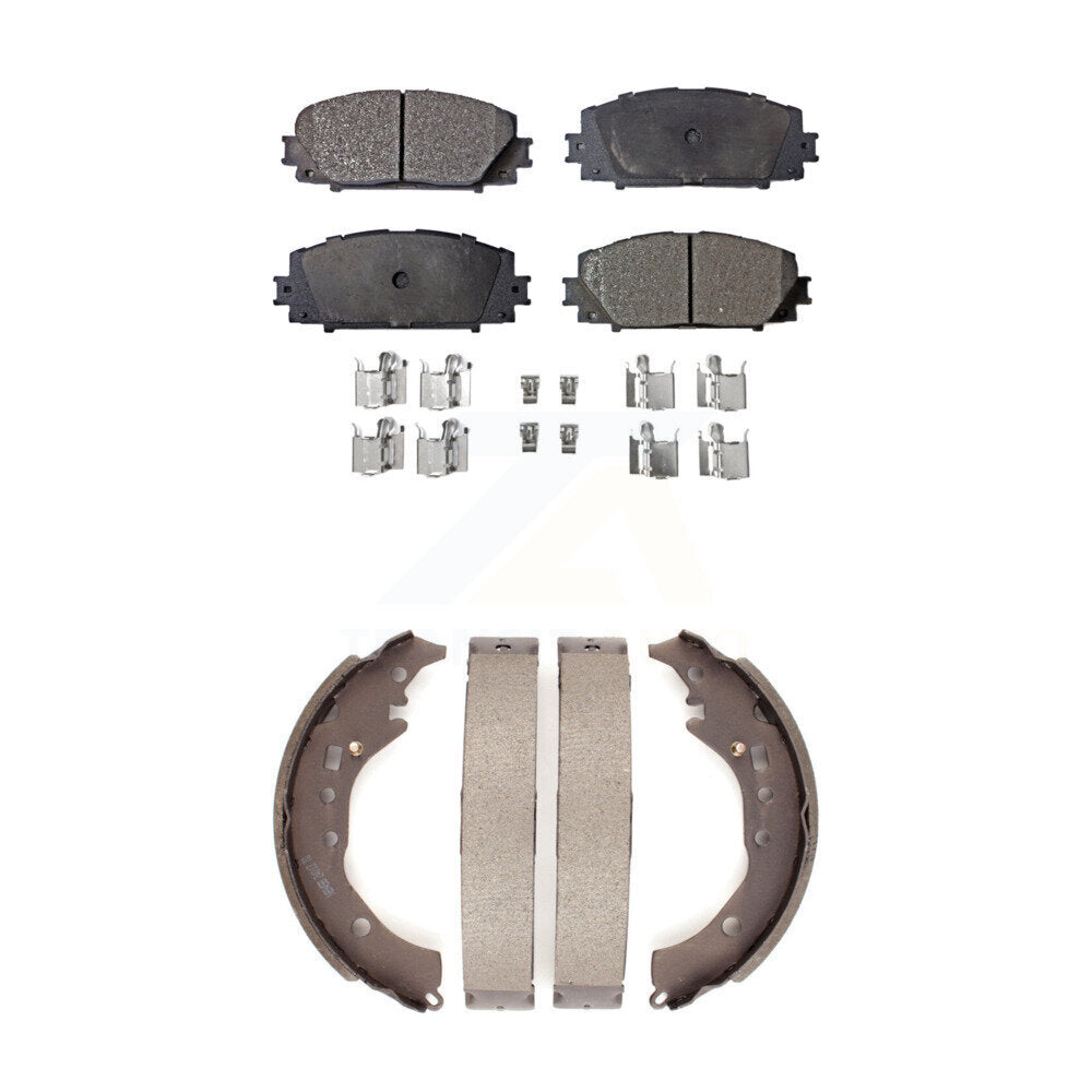 Transit Auto KFN-100023 Disc Brake Pad for 2012-2016 Scion iQ, Toyota Prius C - Front and Rear