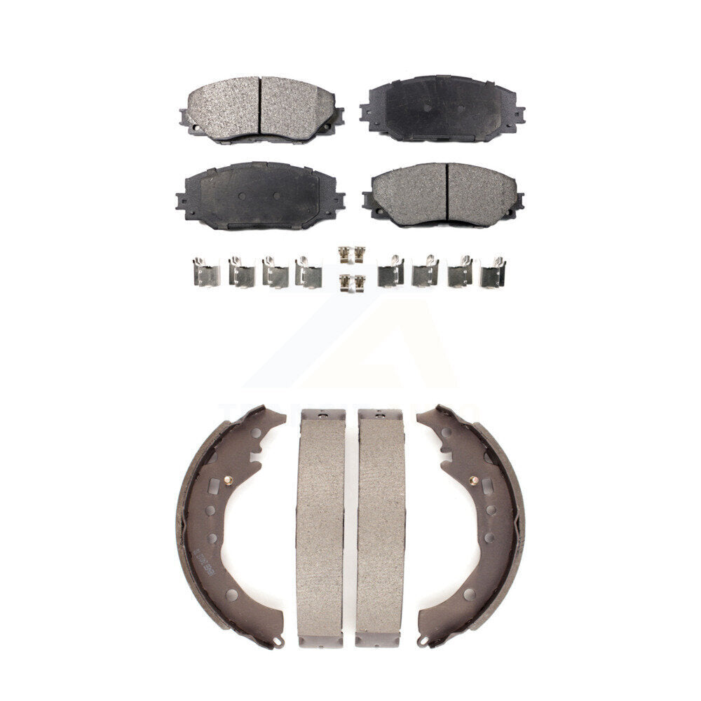 Transit Auto KFN-100025 Disc Brake Pad for 2008-2019 Toyota Corolla, Scion xD - Front and Rear