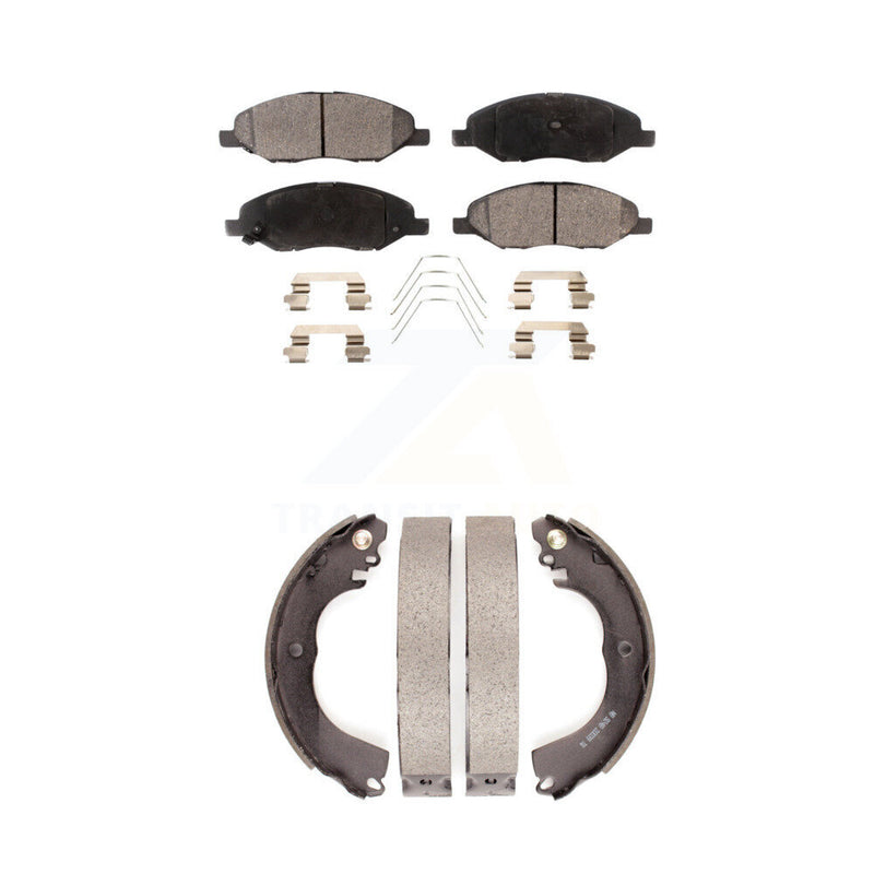 Transit Auto KFN-100029 Disc Brake Pad for 2009-2011 Nissan Versa - Front and Rear