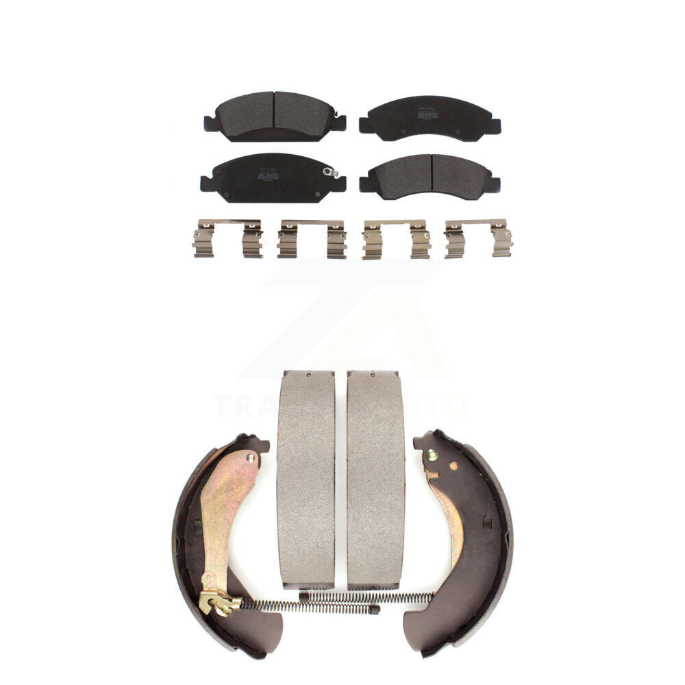 Transit Auto KFN-100030 Disc Brake Pad for 2005-2009 Chevrolet Silverado 1500, GMC Sierra 1500 and More - Front and Rear