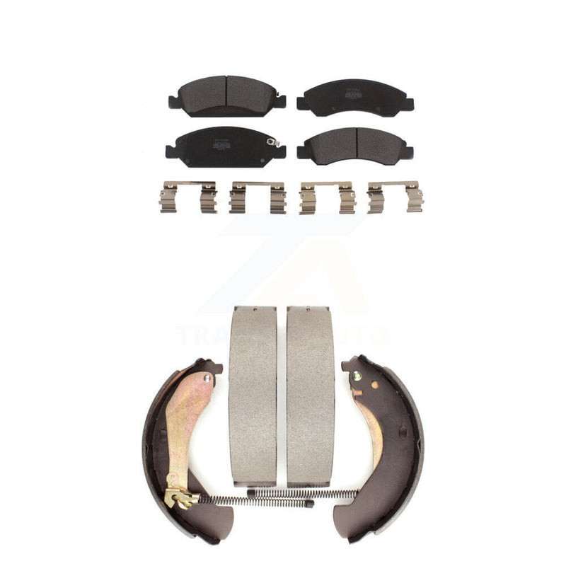 Transit Auto KFN-100030 Disc Brake Pad for 2005-2009 Chevrolet Silverado 1500, GMC Sierra 1500 and More - Front and Rear