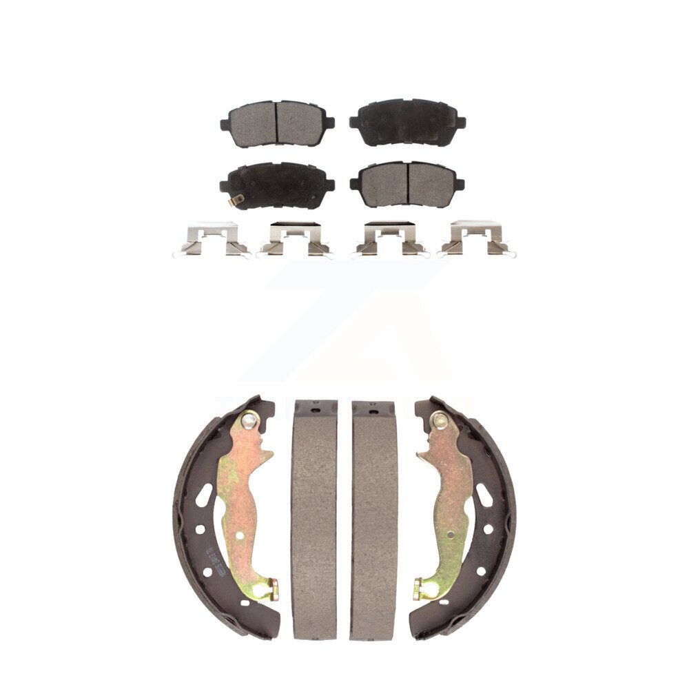 Transit Auto KFN-100034 Disc Brake Pad for 2011-2014 Mazda 2 - Front and Rear