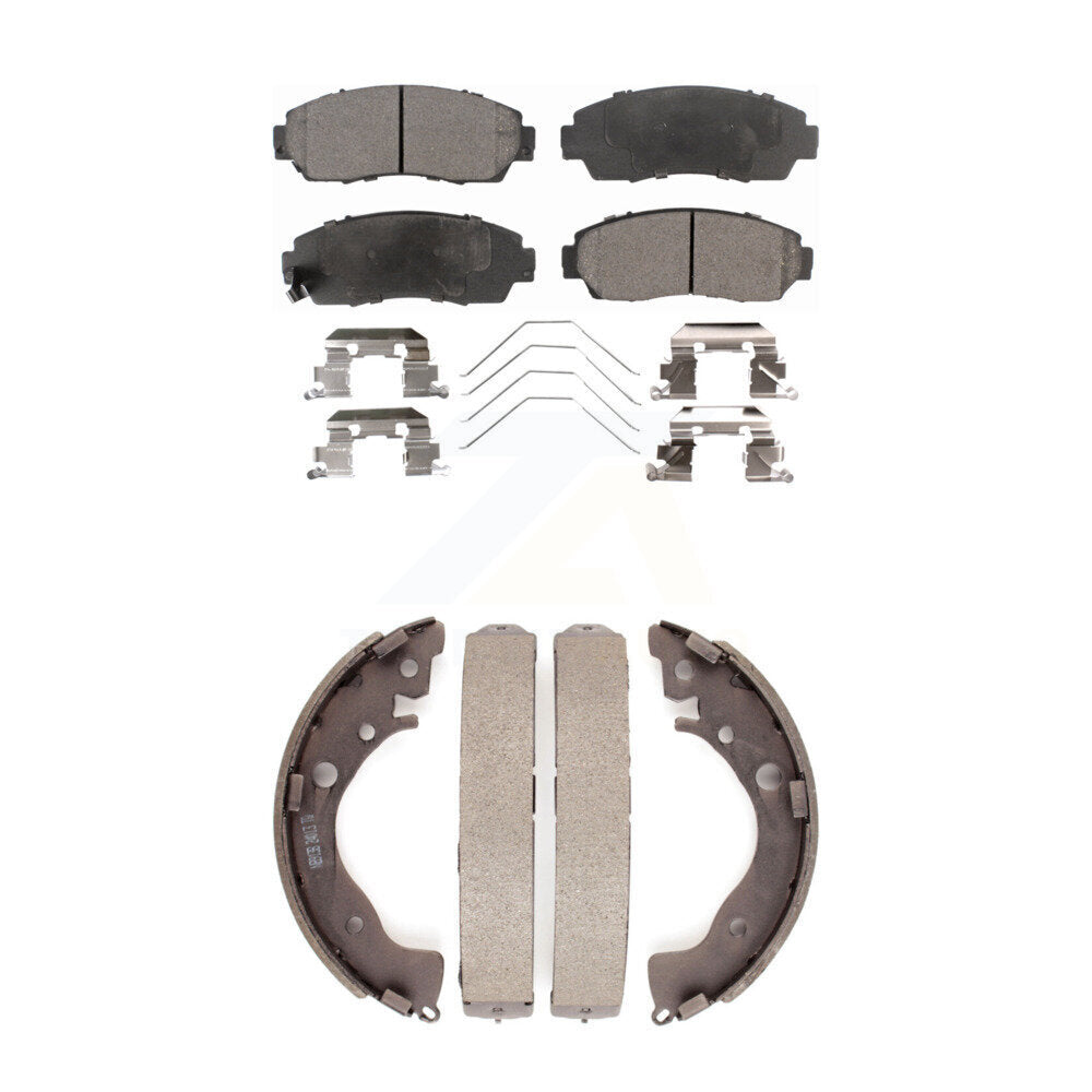 Transit Auto KFN-100036 Disc Brake Pad for 2015 Honda Civic - Front and Rear