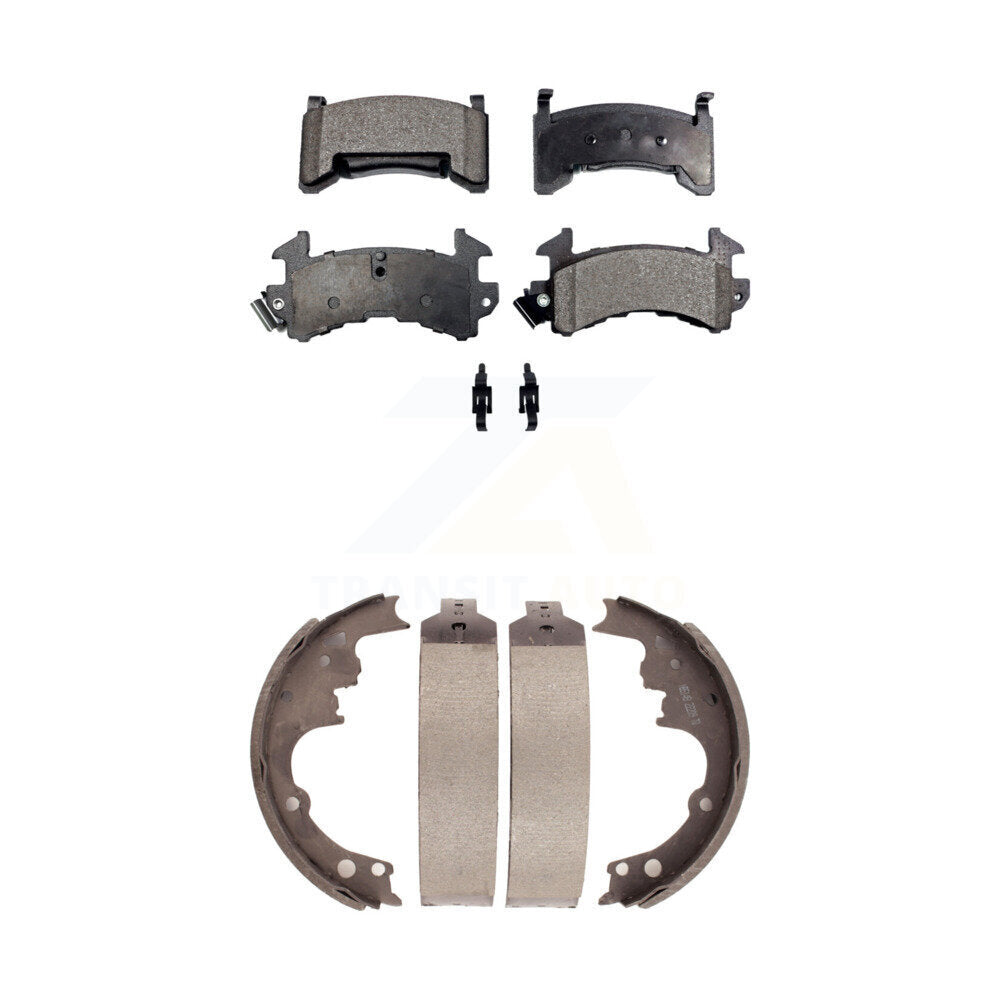 Transit Auto KFN-100040 Disc Brake Pad for 1980-2002 Chevrolet S10, GMC Sonoma and More - Front and Rear