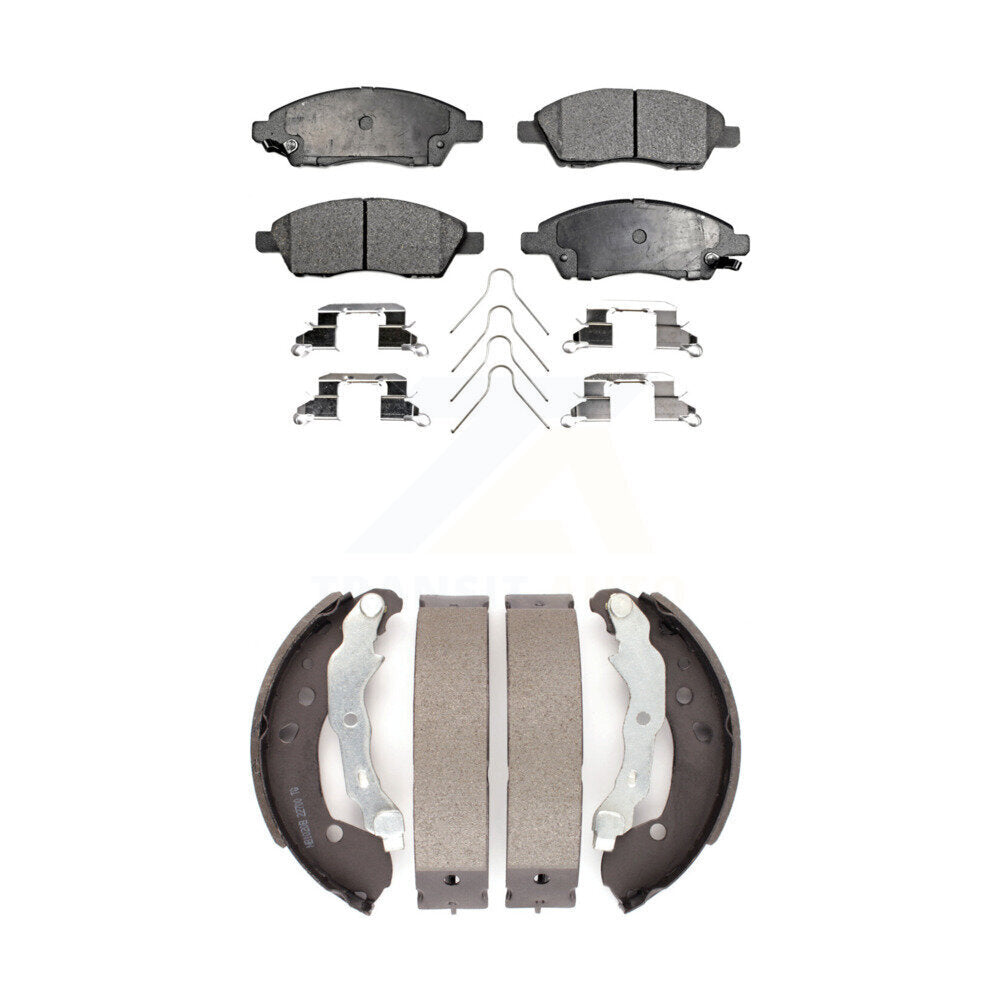 Transit Auto KFN-100043 Disc Brake Pad for 2012-2019 Nissan Micra, Nissan Versa, Nissan Versa Note - Front and Rear