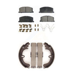 Transit Auto KFN-100045 Disc Brake Pad for 1983-1992 Toyota Celica, Toyota Corolla and More - Front and Rear