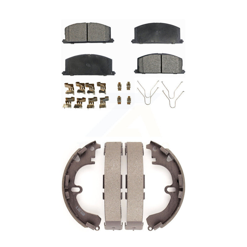 Transit Auto KFN-100046 Disc Brake Pad for 1985-1992 Toyota Corolla, Geo Prizm, Chevrolet Nova - Front and Rear
