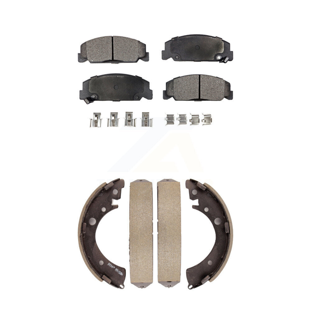Transit Auto KFN-100049 Disc Brake Pad for 1984-2000 Honda Civic, Honda Accord - Front and Rear