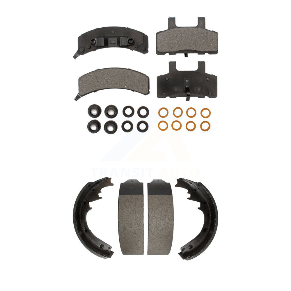 Transit Auto KFN-100054 Disc Brake Pad for 1988-2002 GMC Yukon, Cadillac Escalade and More - Front and Rear