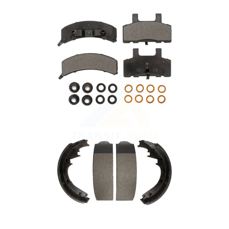 Transit Auto KFN-100054 Disc Brake Pad for 1988-2002 GMC Yukon, Cadillac Escalade and More - Front and Rear