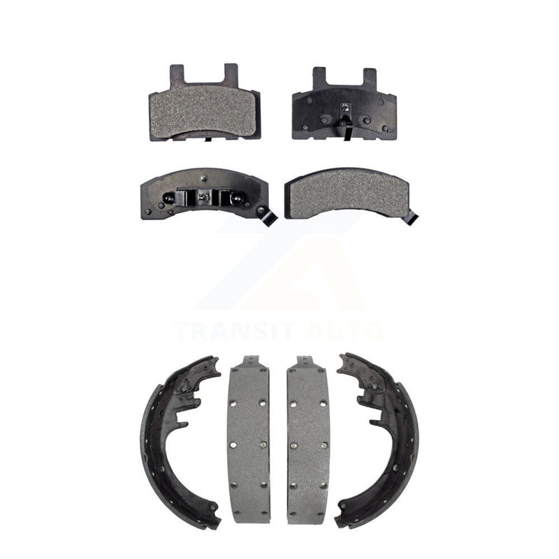 Transit Auto KFN-100057 Disc Brake Pad for 1988-2000 Dodge Ram 2500, Chevrolet C1500 Suburban and More - Front and Rear