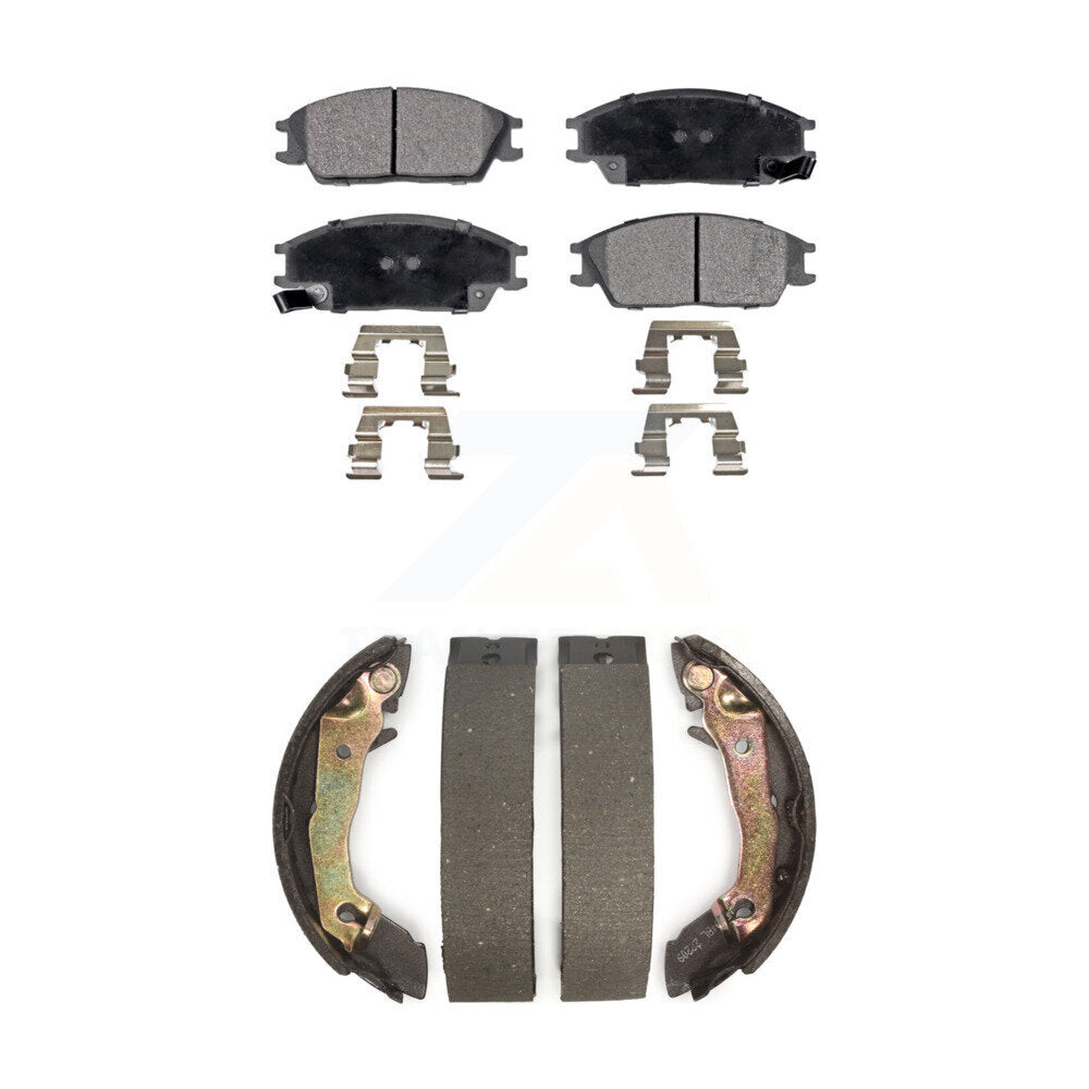 Transit Auto KFN-100062 Disc Brake Pad for 1990-2002 Hyundai Accent, Hyundai Excel and More - Front and Rear