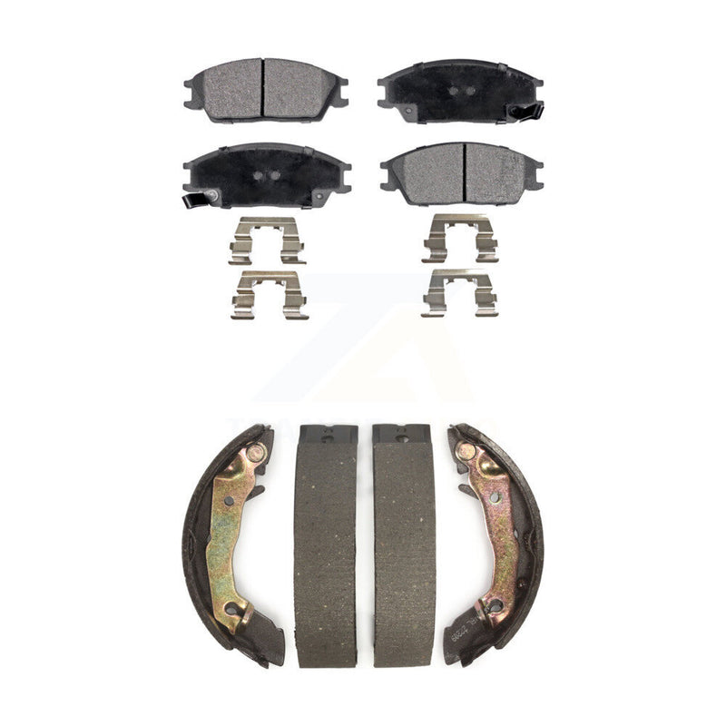 Transit Auto KFN-100062 Disc Brake Pad for 1990-2002 Hyundai Accent, Hyundai Excel and More - Front and Rear