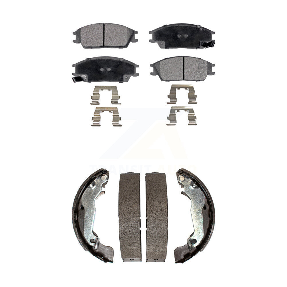 Transit Auto KFN-100063 Disc Brake Pad for 2003-2005 Hyundai Accent - Front and Rear