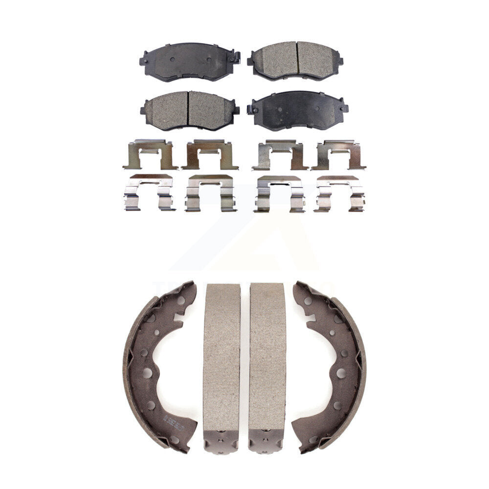 Transit Auto KFN-100065 Disc Brake Pad for 2002-2006 Nissan Sentra - Front and Rear