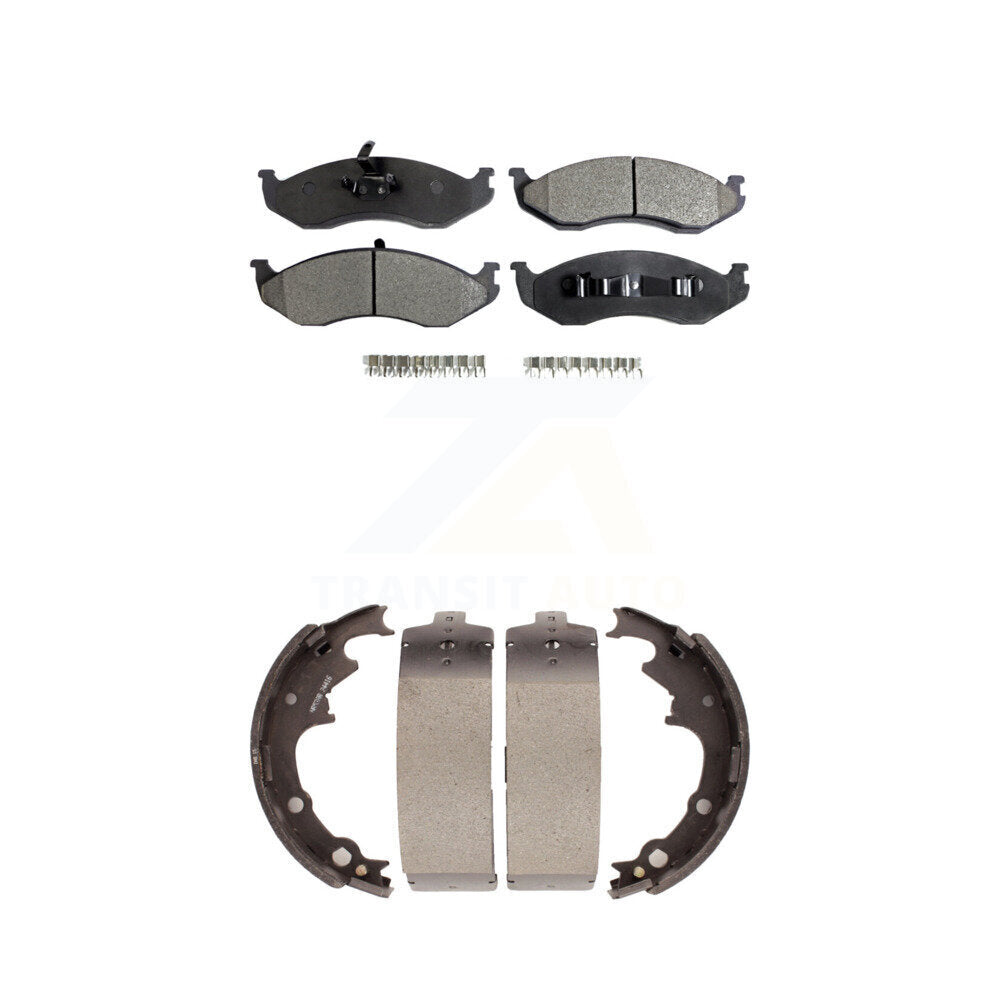 Transit Auto KFN-100074 Disc Brake Pad for 1990-2000 Jeep Cherokee, Jeep Wrangler and More - Front and Rear