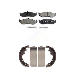 Transit Auto KFN-100074 Disc Brake Pad for 1990-2000 Jeep Cherokee, Jeep Wrangler and More - Front and Rear