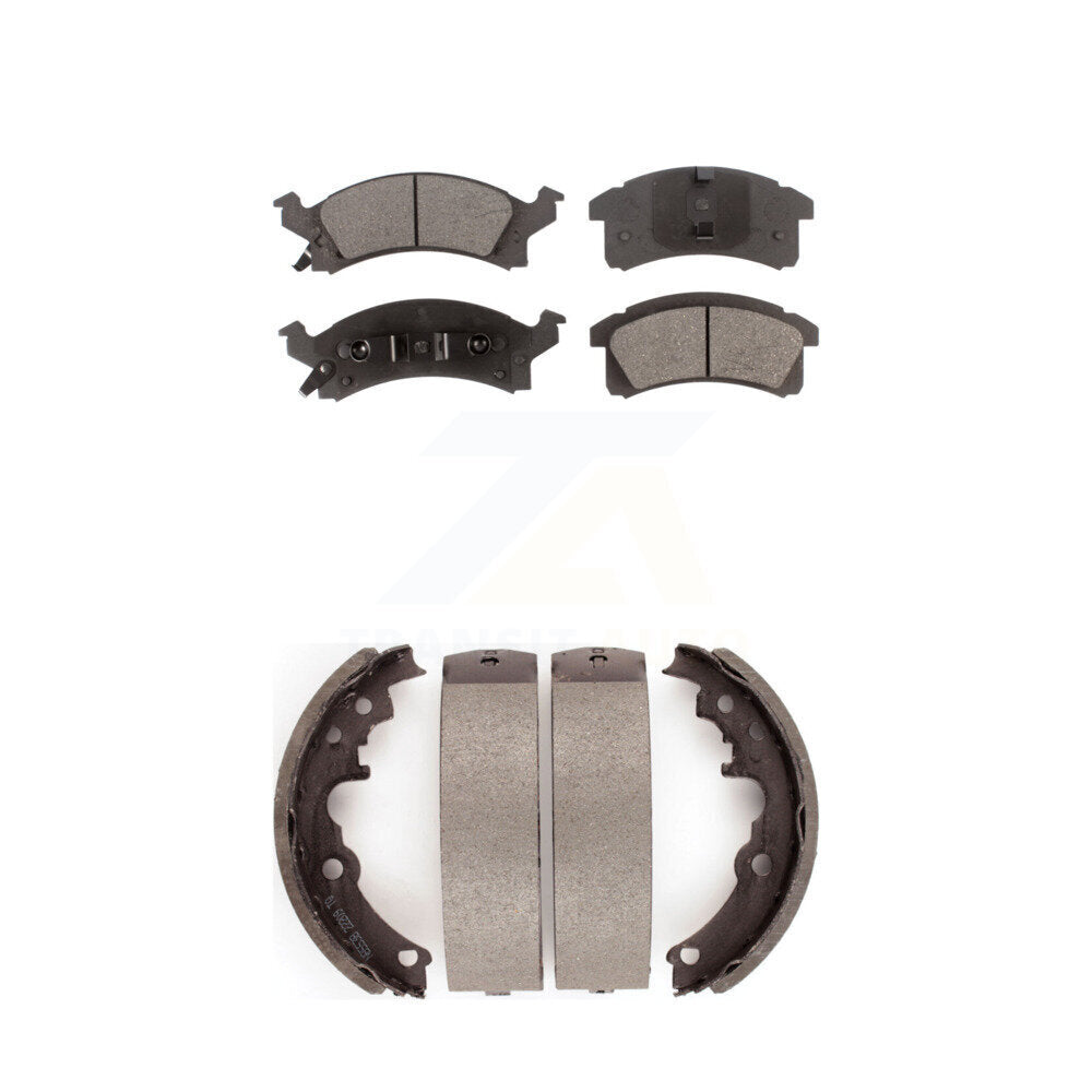 Transit Auto KFN-100079 Disc Brake Pad for 1990-2002 Chevrolet Corsica, Pontiac Sunfire and More - Front and Rear