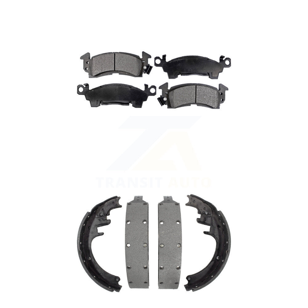Transit Auto KFN-100084 Disc Brake Pad for 1980-1988 GMC V2500 Suburban, Chevrolet R20 and More - Front and Rear