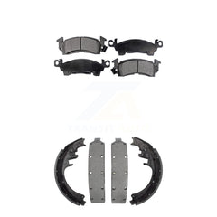 Transit Auto KFN-100084 Disc Brake Pad for 1980-1988 GMC V2500 Suburban, Chevrolet R20 and More - Front and Rear