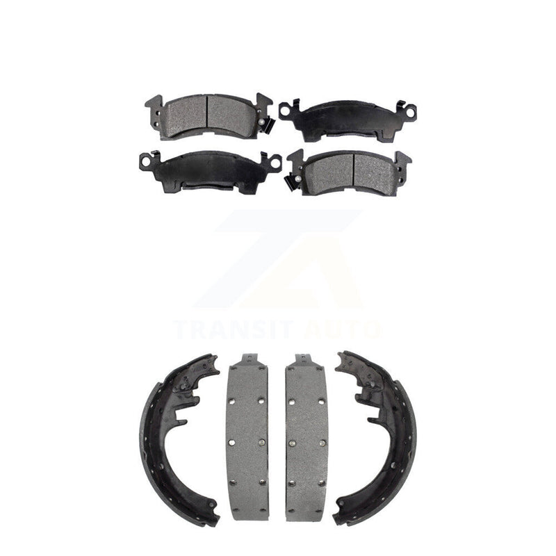Transit Auto KFN-100084 Disc Brake Pad for 1980-1988 GMC V2500 Suburban, Chevrolet R20 and More - Front and Rear