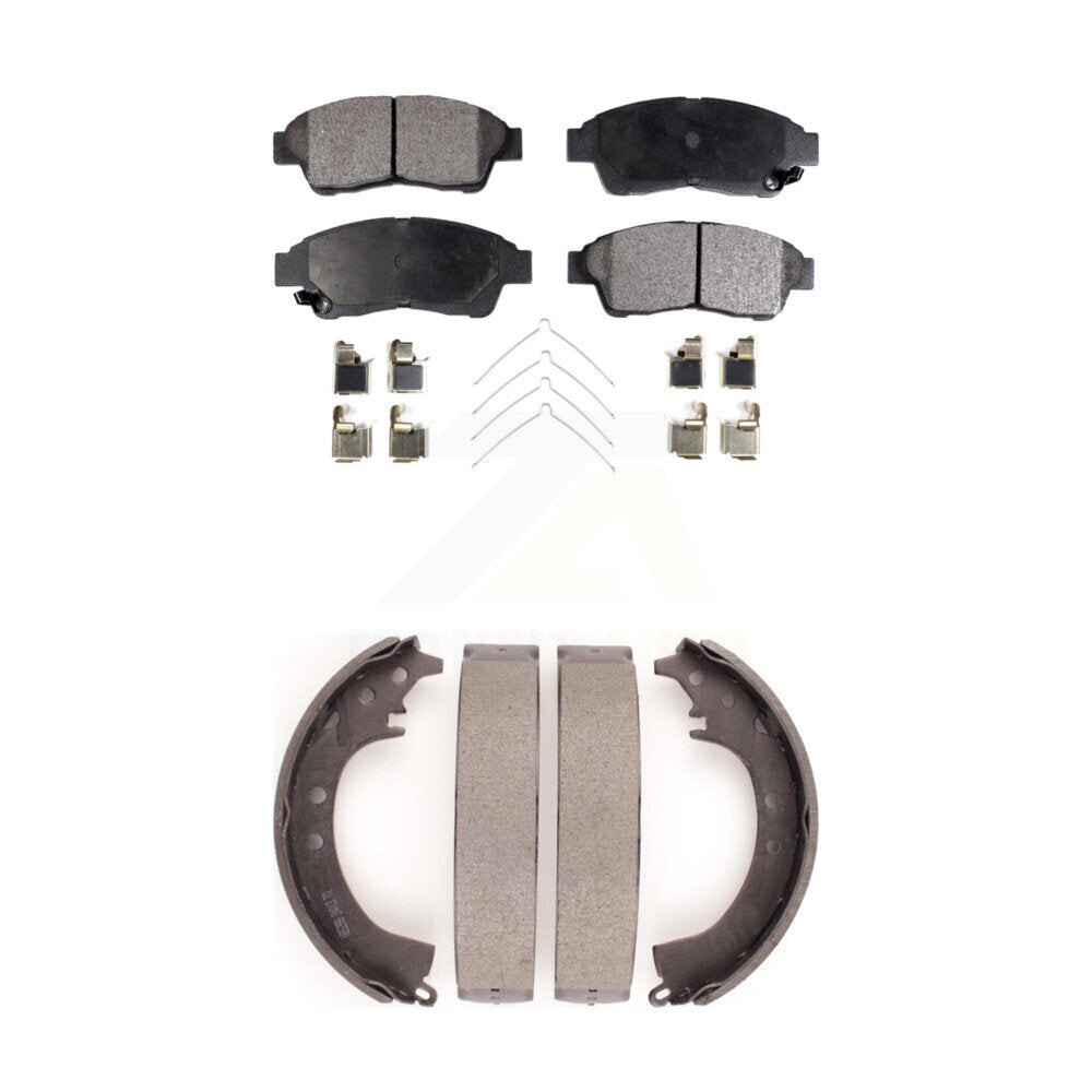 Transit Auto KFN-100093 Disc Brake Pad for 1992-2001 Toyota Camry, Toyota RAV4 - Front and Rear