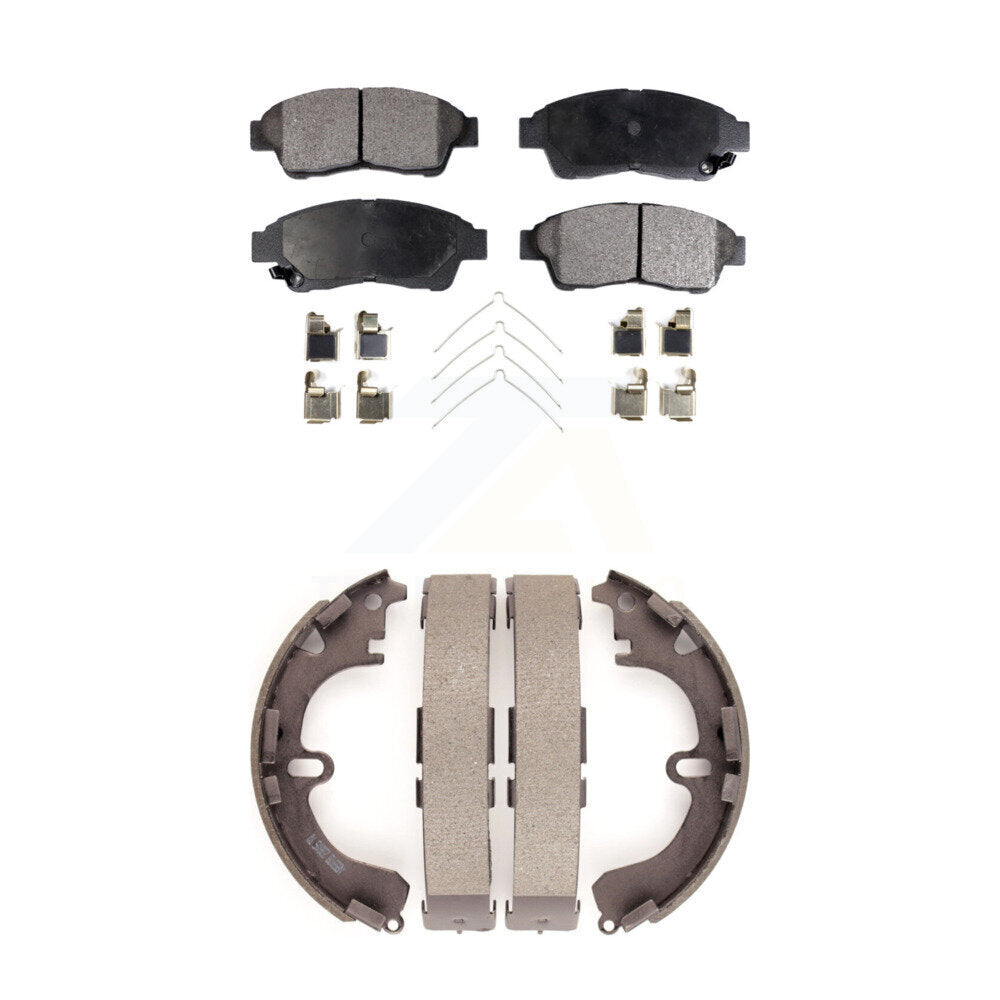 Transit Auto KFN-100095 Disc Brake Pad for 1993-1997 Geo Prizm, Toyota Corolla - Front and Rear