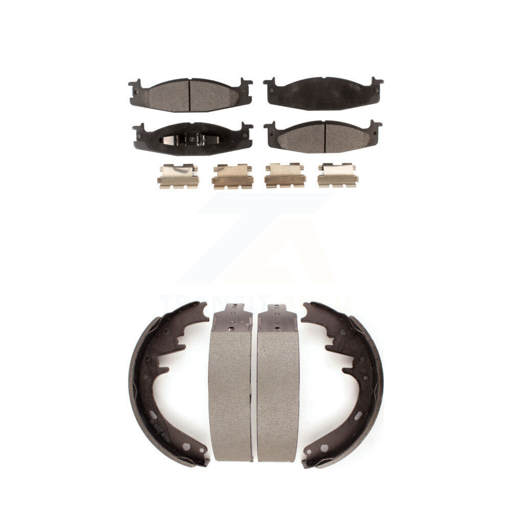 Transit Auto KFN-100100 Disc Brake Pad for 1994-1996 Ford Bronco, Ford E-150 Econoline and More - Front and Rear