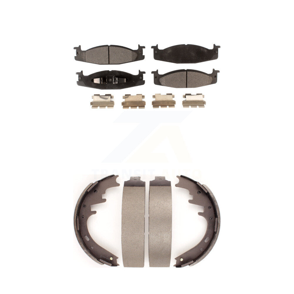 Transit Auto KFN-100101 Disc Brake Pad for 1997-2003 Ford E-150, Ford E-150 Club Wagon and More - Front and Rear