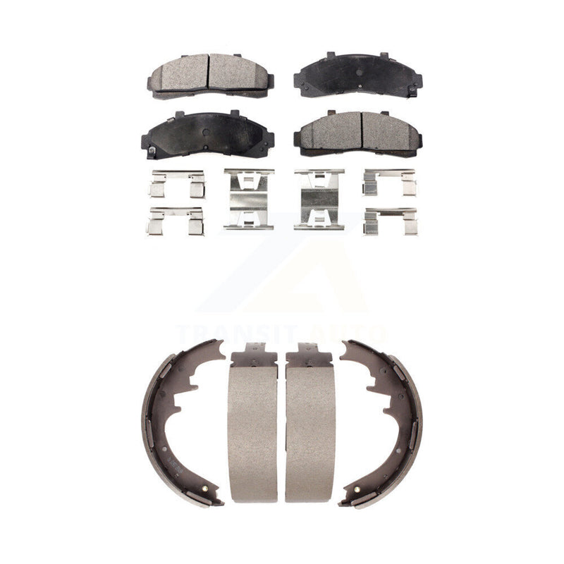 Transit Auto KFN-100109 Disc Brake Pad for 1995-2002 Mazda B2300, Mazda B2500 and More - Front and Rear