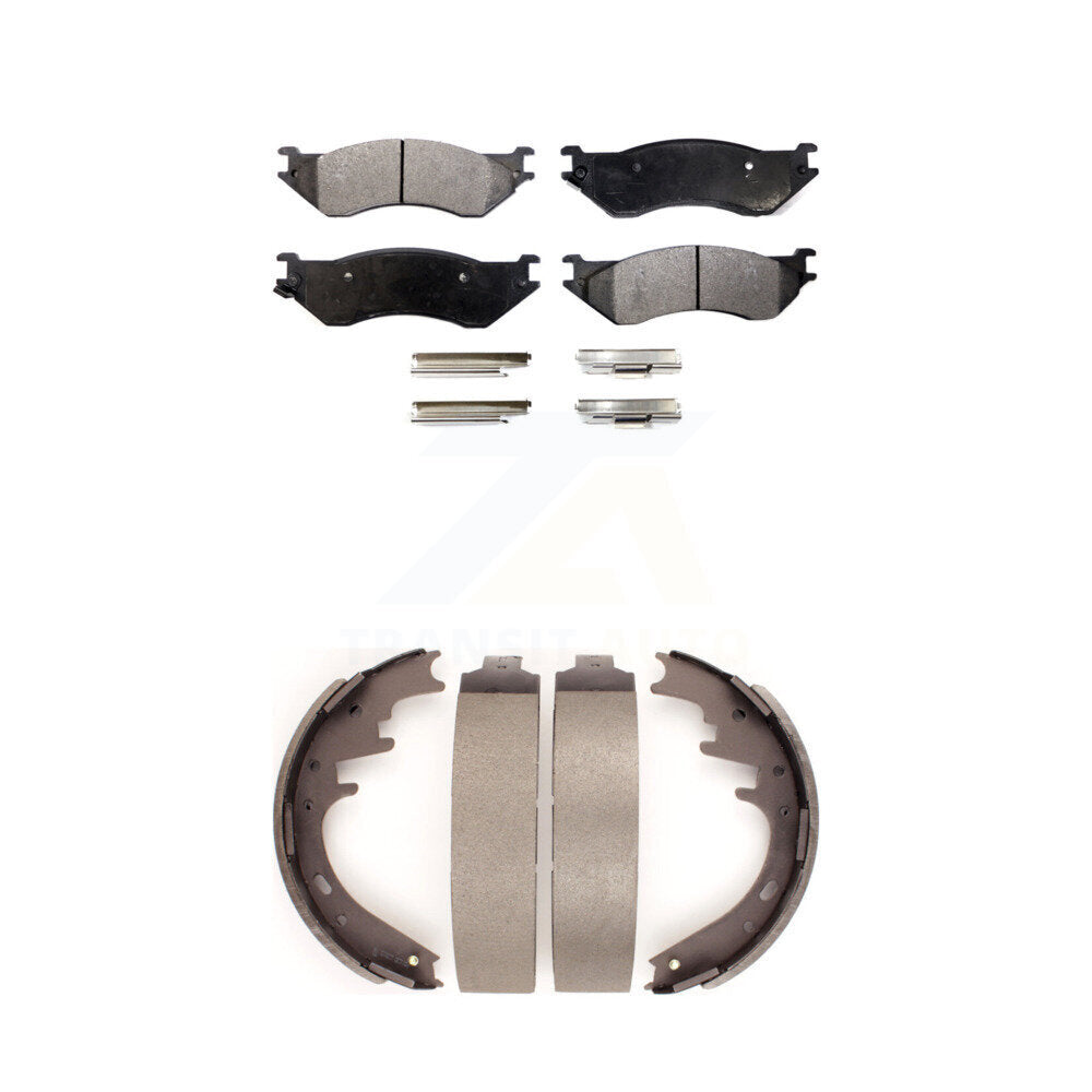 Transit Auto KFN-100122 Disc Brake Pad for 1998-2002 Dodge Ram 1500, Dodge Ram 1500 Van and More - Front and Rear